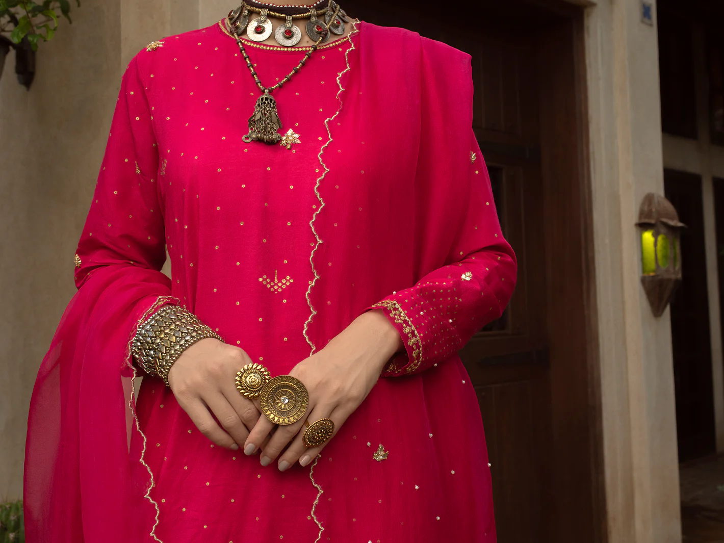 Pink 3 Piece Stitched - ALP-3PS-1397 - Image 7