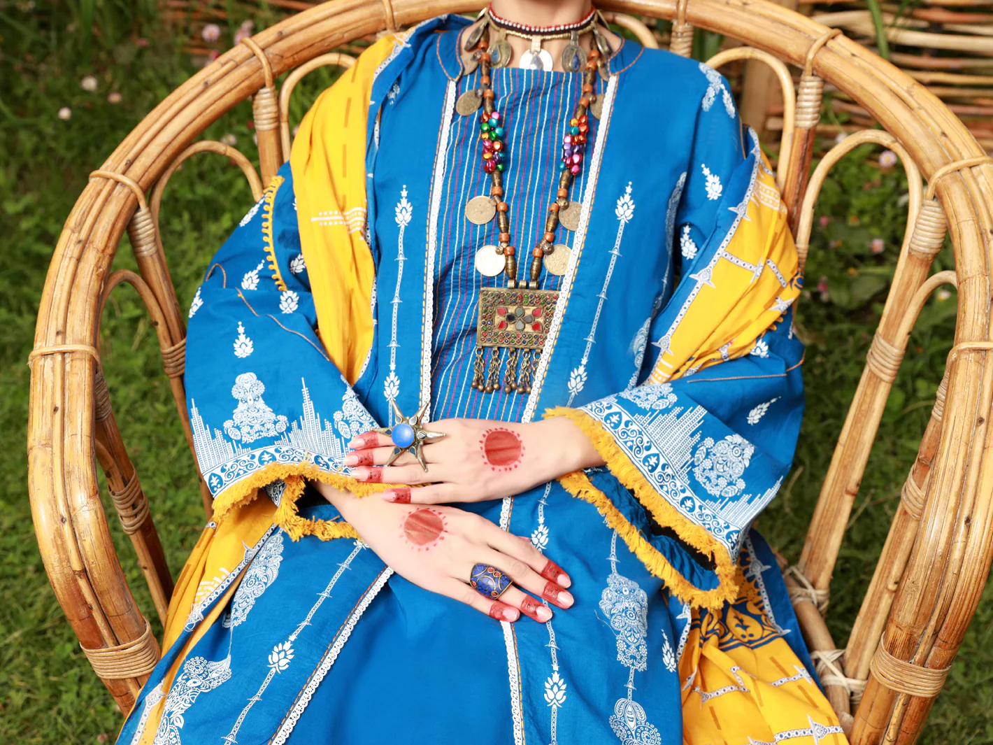Blue Lawn 3 Piece Unstitched - ALP-3PS-1476 - Image 5