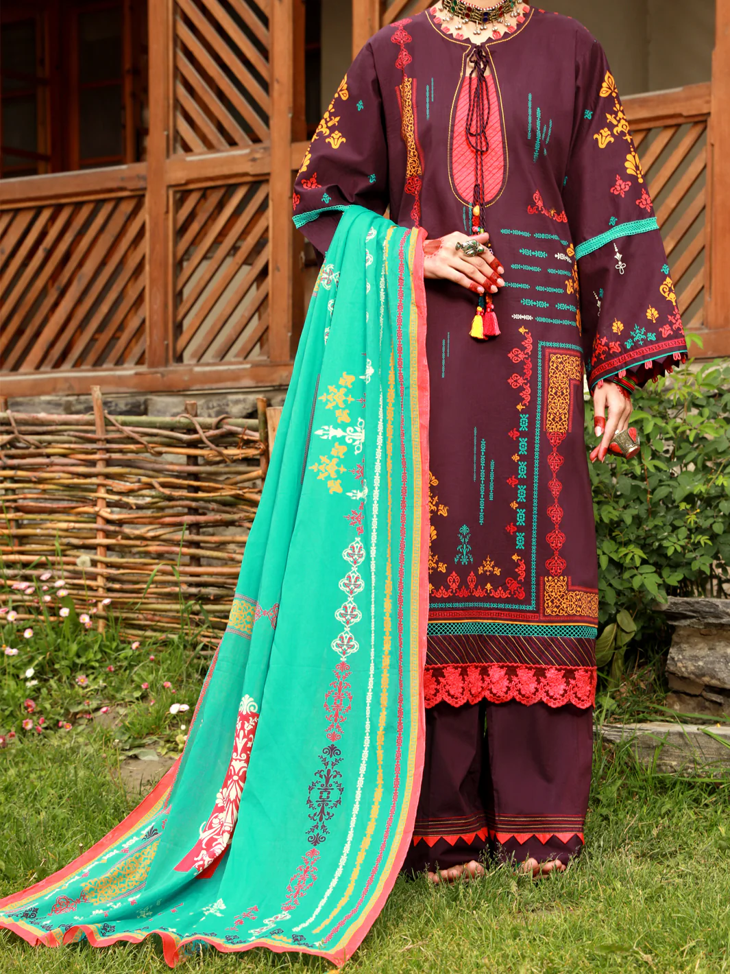 Purple Lawn 3 Piece Unstitched - ALP-3PS-1481