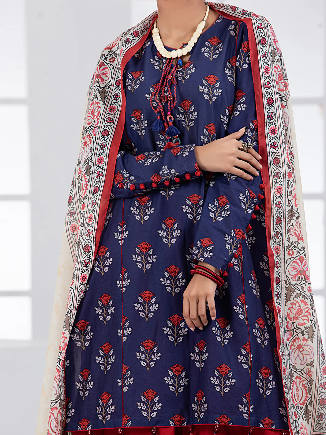Blue Lawn 3 Piece Unstitched - ALP-3PS-1484 - Image 3