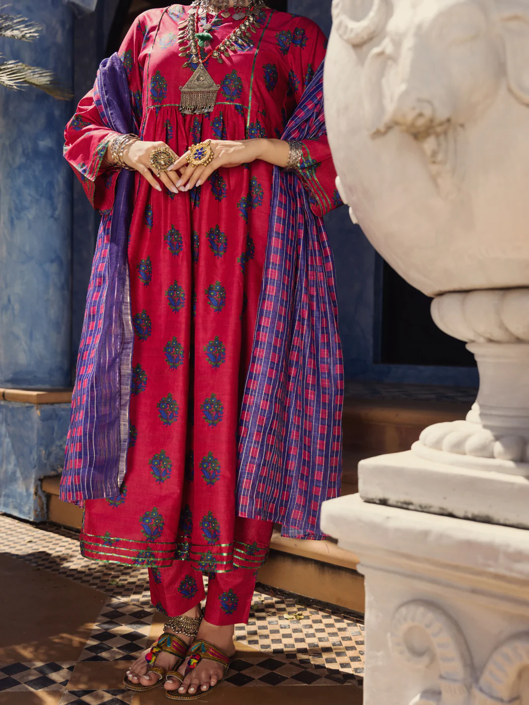 Fuchsia Lawn 3 Piece Unstitched - ALP-3PS-1501