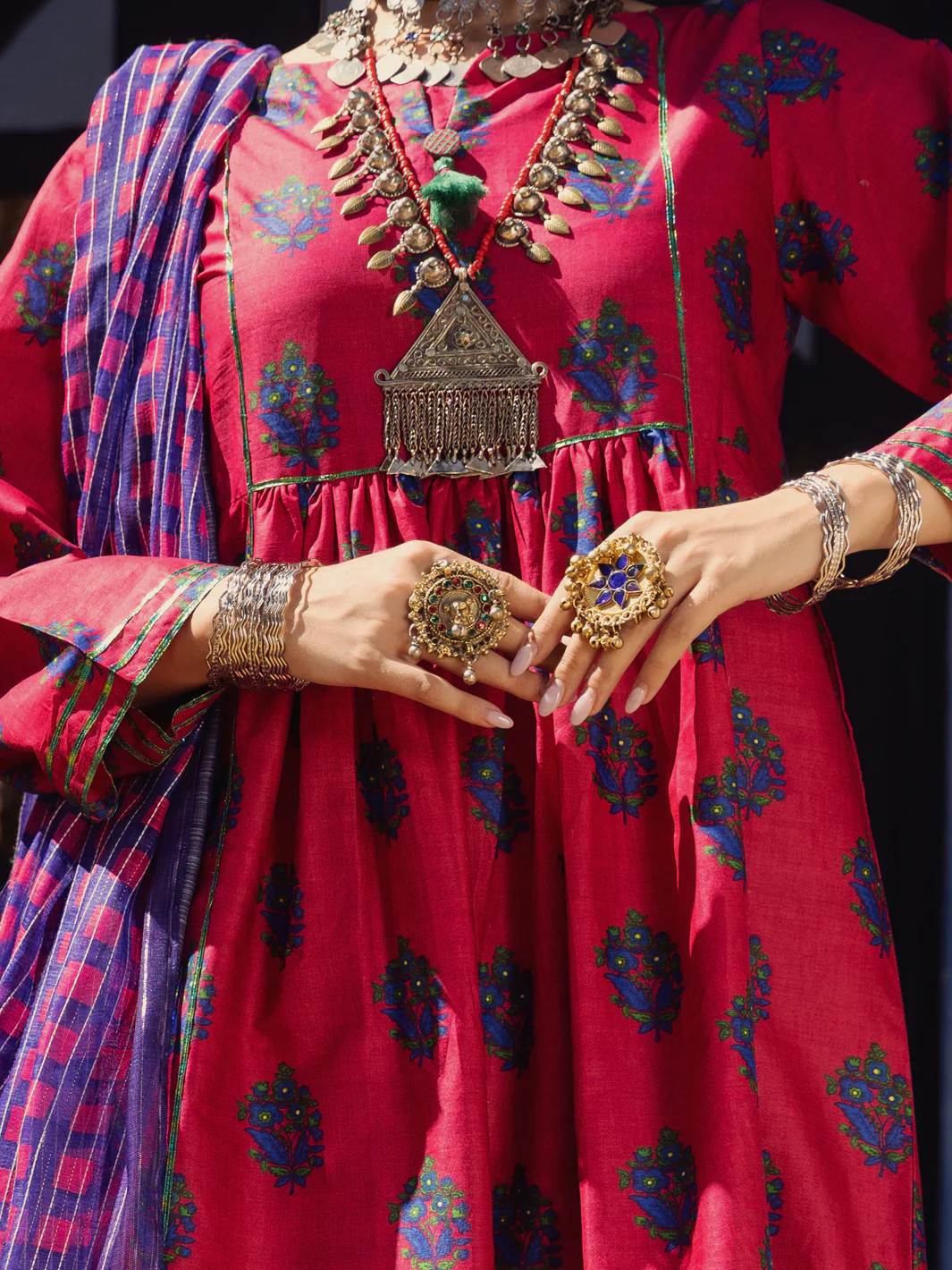 Fuchsia Lawn 3 Piece Unstitched - ALP-3PS-1501 - Image 5