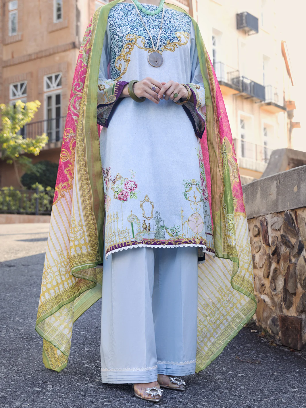 Grey Lawn 3 Piece Unstitched - ALP-3PS-1577