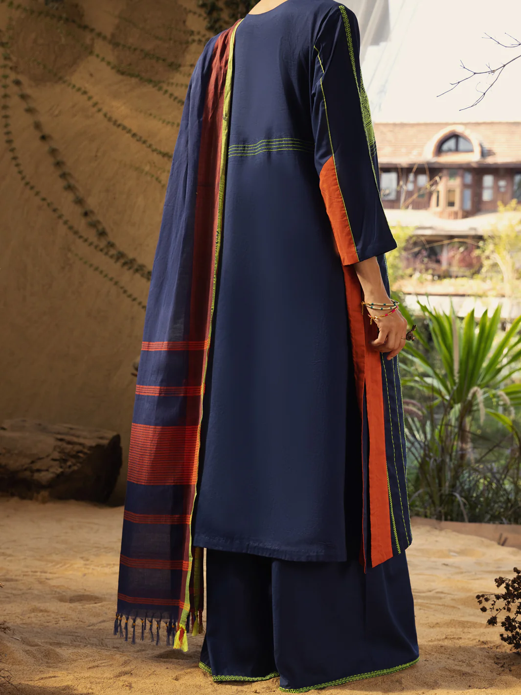 Blue Lawn 3 Piece Unstitched - ALP-3PS-1584 - Image 2