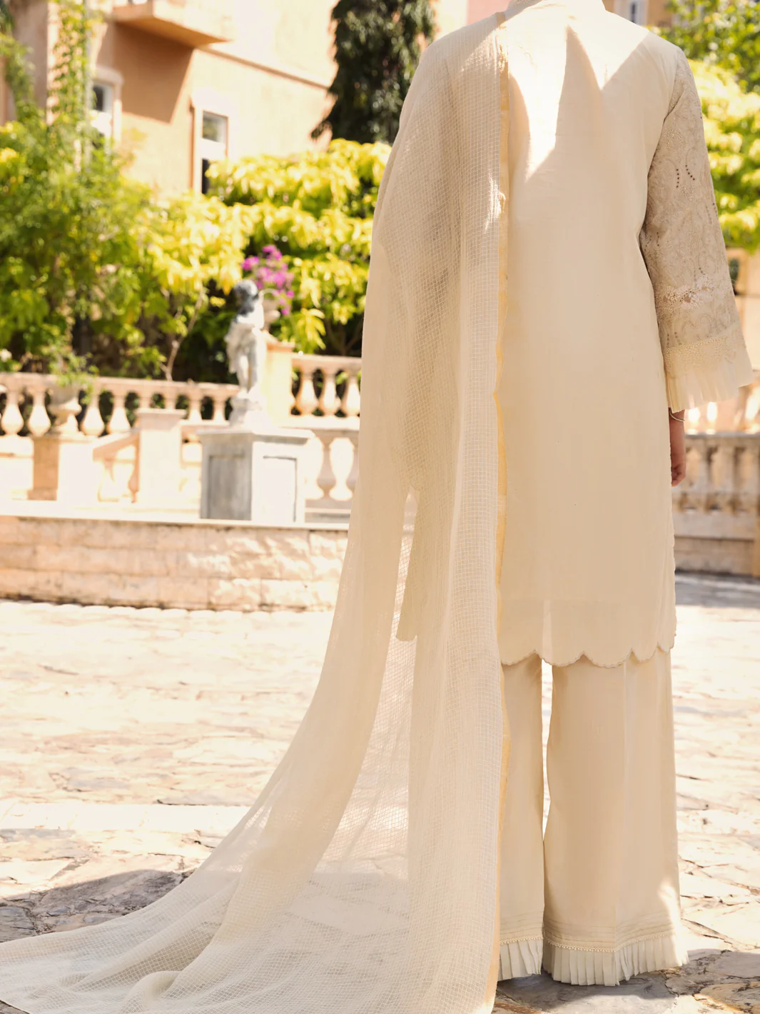 Beige Lawn 3 Piece Unstitched - ALP-3PS-1588 - Image 2