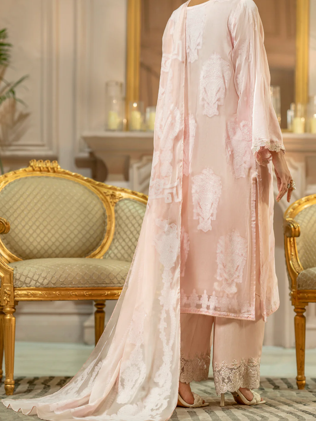 Pink 3 Piece Blended Stitched - ALP-3PS-1665 - Image 2
