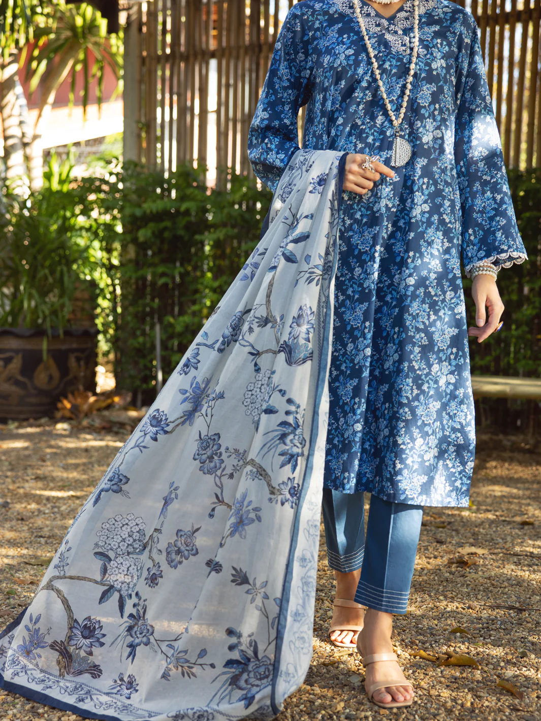 Blue Lawn 3 Piece Unstitched - ALP-3PS-1724