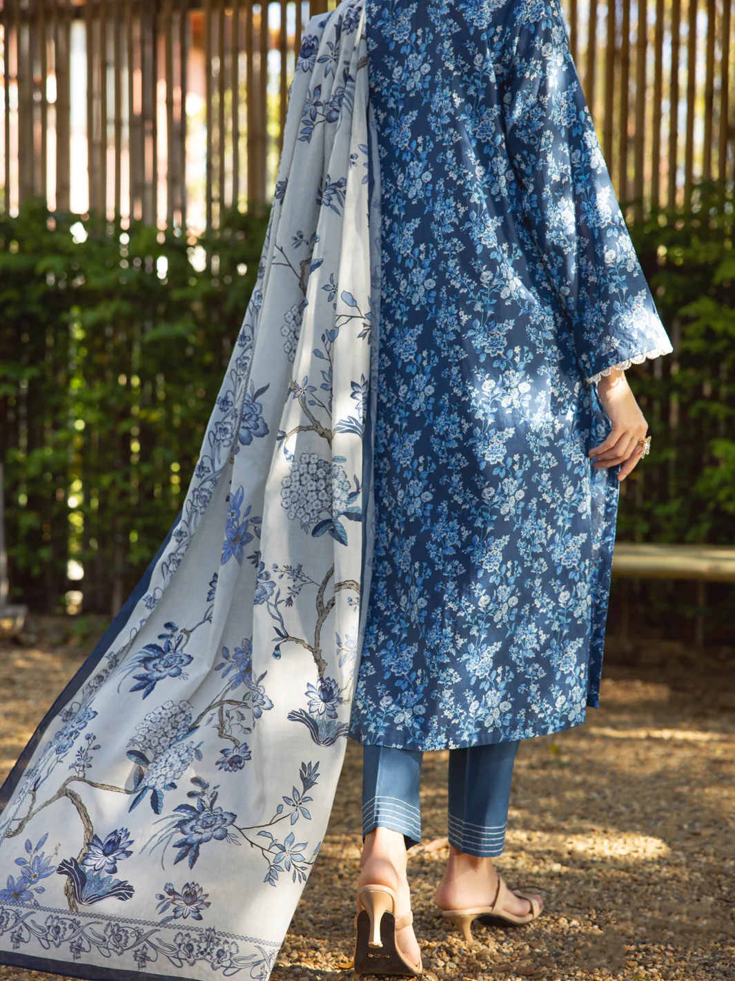 Blue Lawn 3 Piece Stitched - ALP-3PS-1724 - Image 2