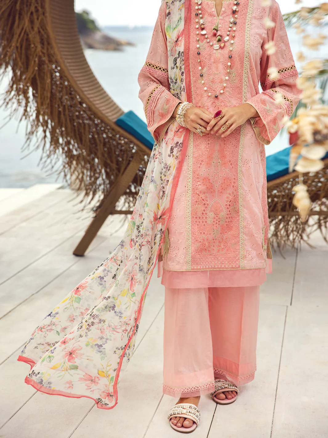 Pink Dyed Lawn 3Pc Unstitched - ALP-3PS-1726