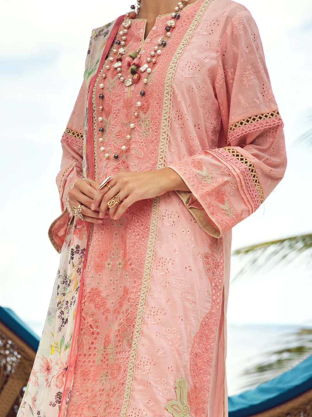 Pink Dyed Lawn 3Pc Unstitched - ALP-3PS-1726 - Image 4