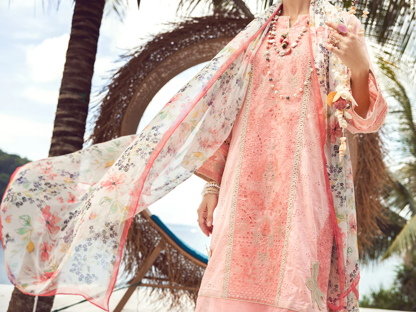 Pink Dyed Lawn 3Pc Stitched - ALP-3PS-1726 - Image 6