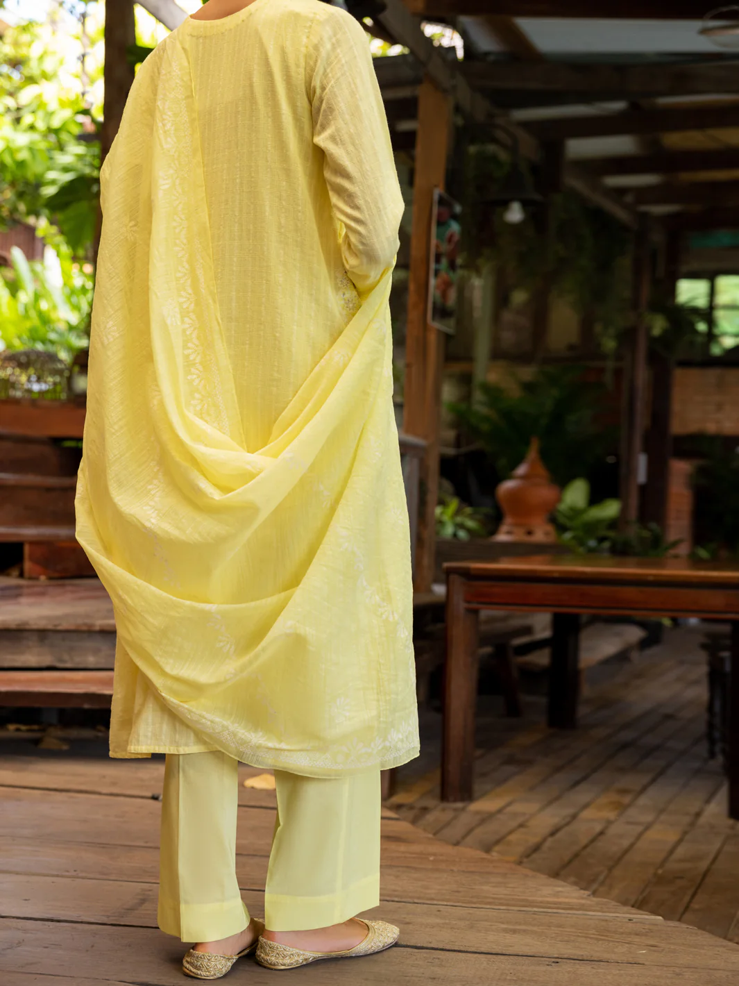 Lemon Jacquard 3 Piece Stitched - ALP-3PS-1769 - Image 2