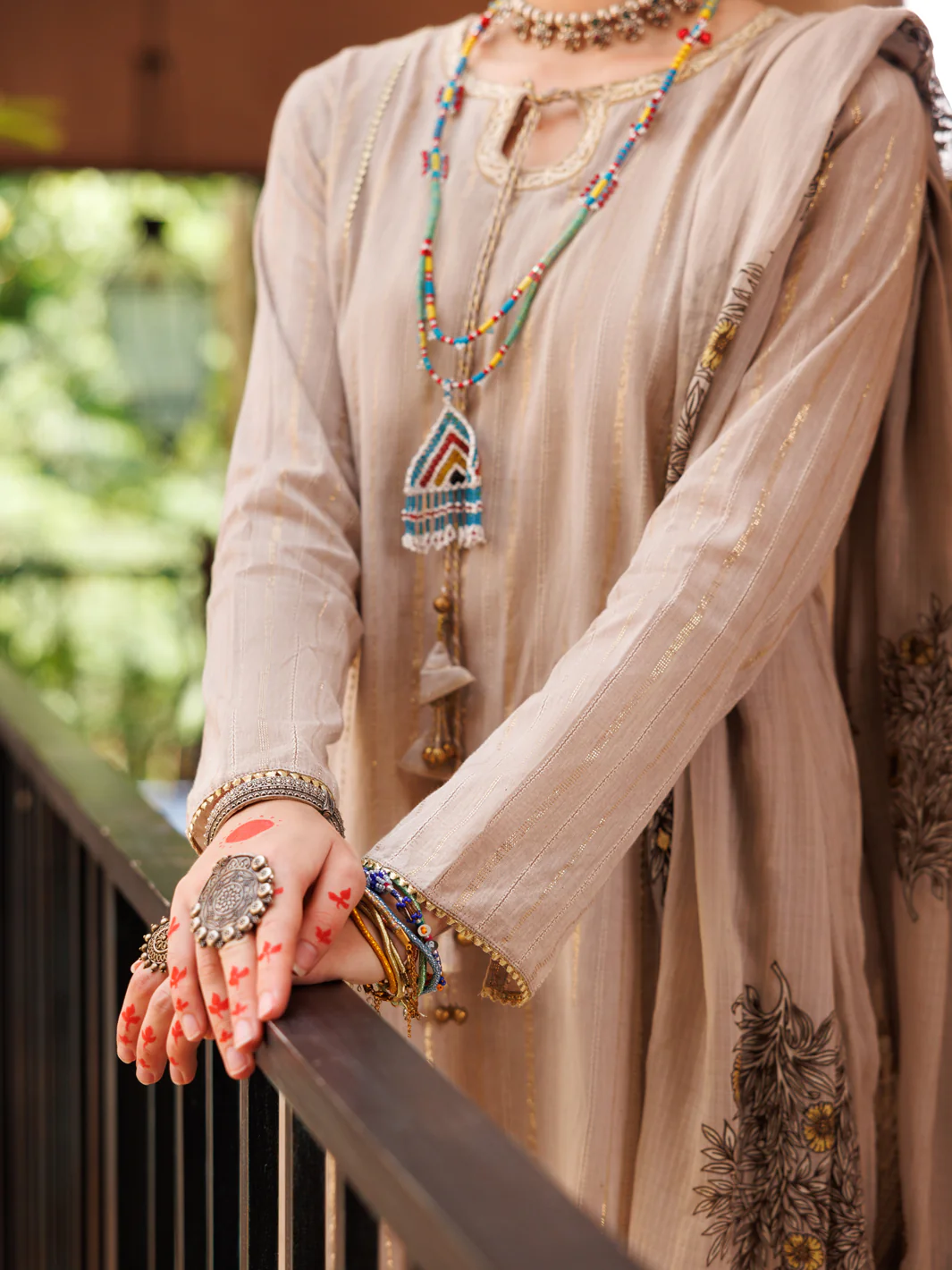 Grey Lino Kara 3 Piece Stitched - ALP-3PS-1801 - Image 3
