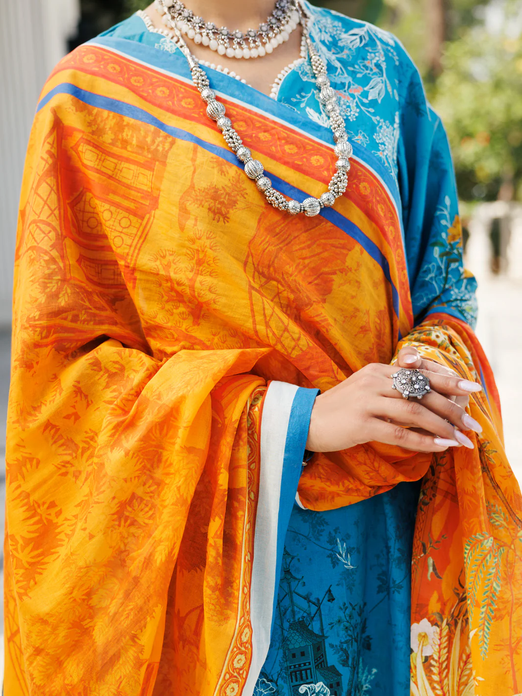 Ferozi Lawn 3 Piece Stitched - ALP-3PS-2117 - Image 3