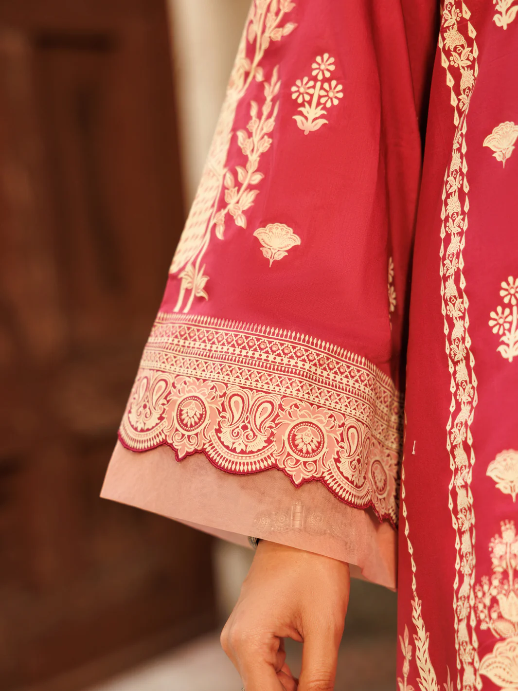 Pink Cambric 3Pc Stitched - ALP-3PS-2142 - Image 4