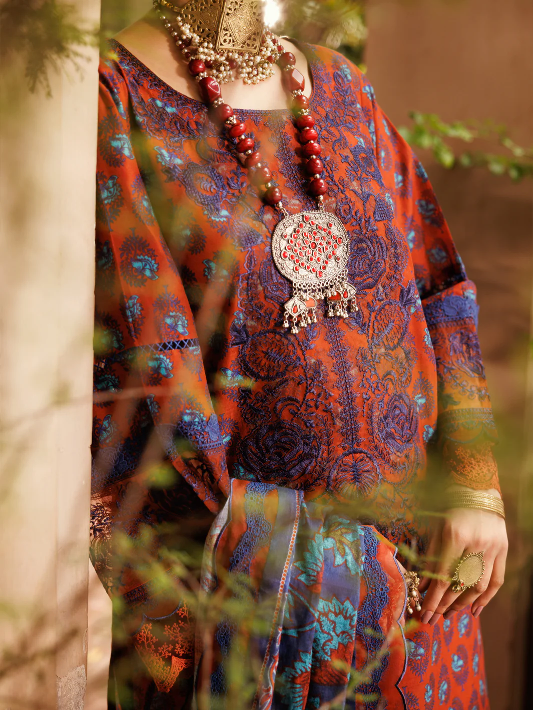 Maroon Lawn 3Pc Unstitched - ALP-3PS-2284 - Image 5