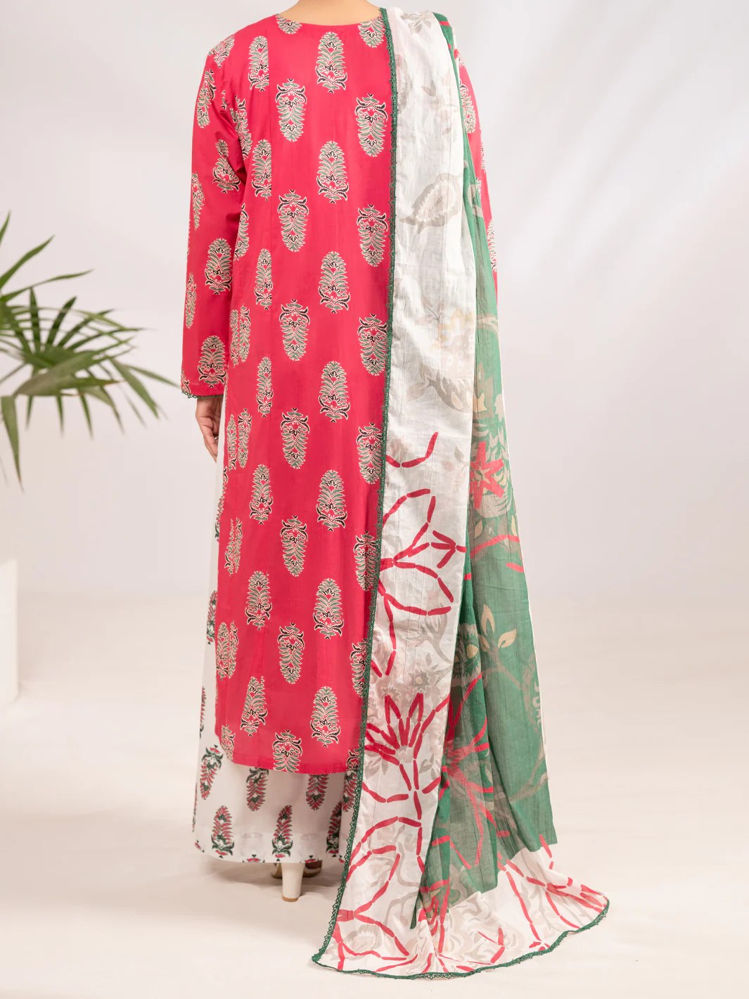 Pink Lawn 3Pc Stitched - ALP-3PS-2292 - Image 2