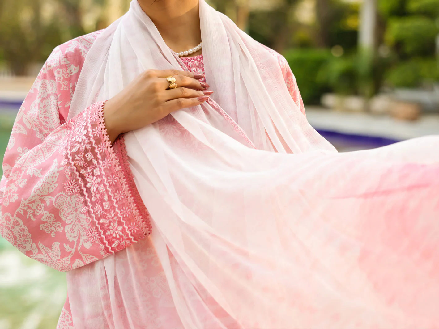 Pink Lawn 3Pc Unstitched - ALP-3PS-2405 - Image 4