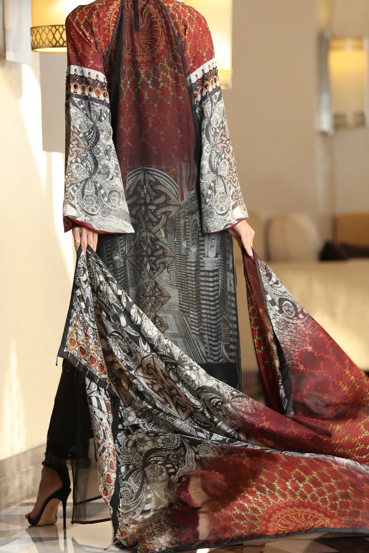 Charcoal 3 Piece Stitched - ALP-3PS-485 - Image 2