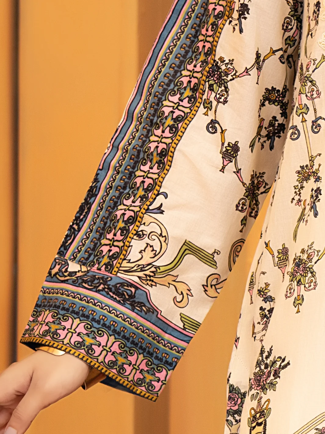 Ivory Lawn 3 Piece Stitched - ALP-932 - Image 4