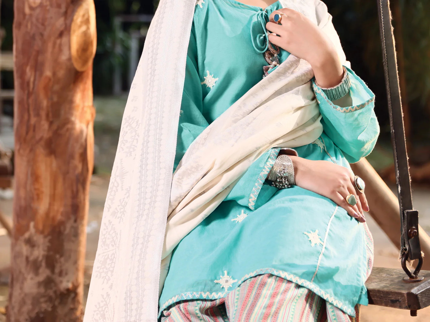 Ferozi Viscose 3 Piece Stitched - ALP-3PS-949 - Image 4