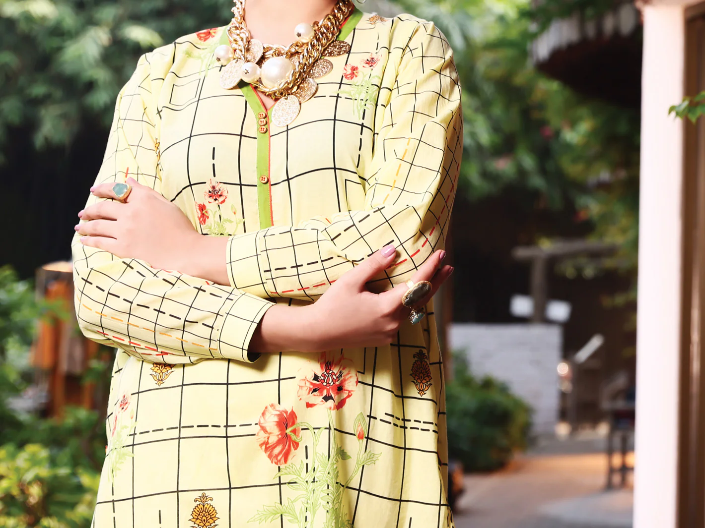Lime Lawn Tunic - ALP-LK-1016B - Image 3