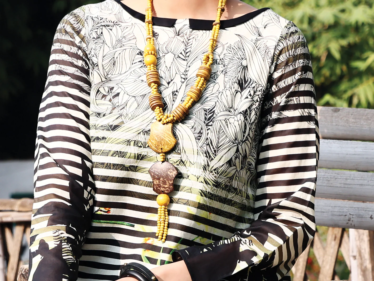 Black Lawn Tunic - ALP-LK-1019 - Image 3