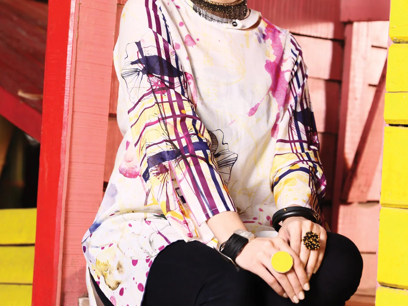 Ivory Lawn Tunic - ALP-LK-1022 - Image 3