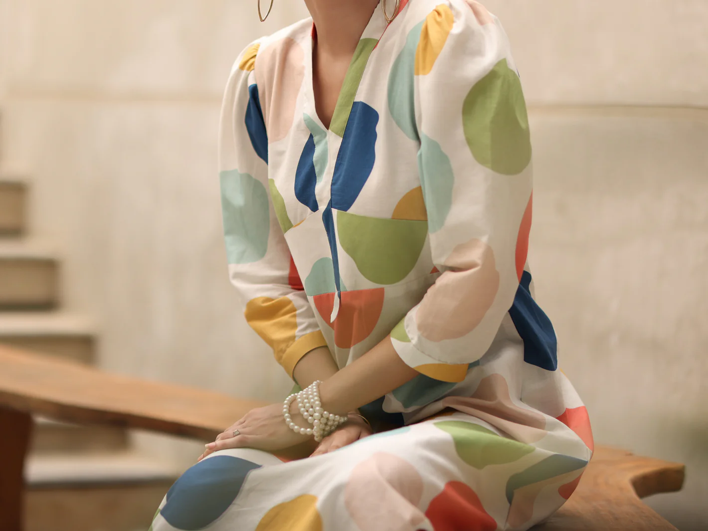 White Lawn Tunic - ALP-LK-1230 - Image 2