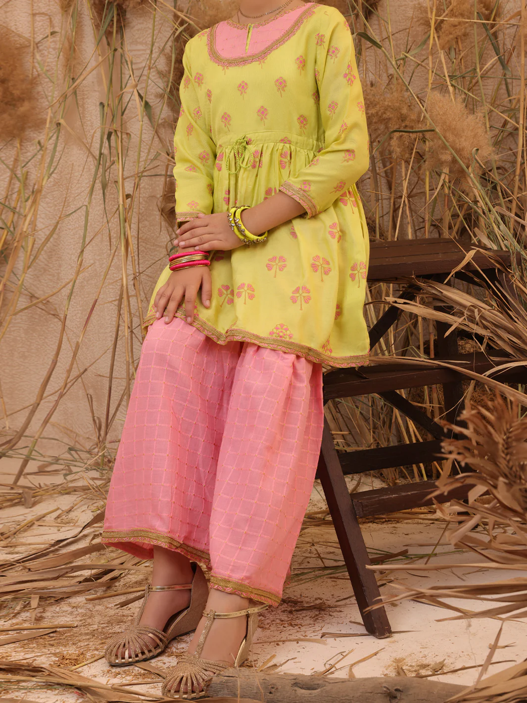 Pista Green 2 Piece Stitched - ALT-2PS-LKS-1016 - Image 3