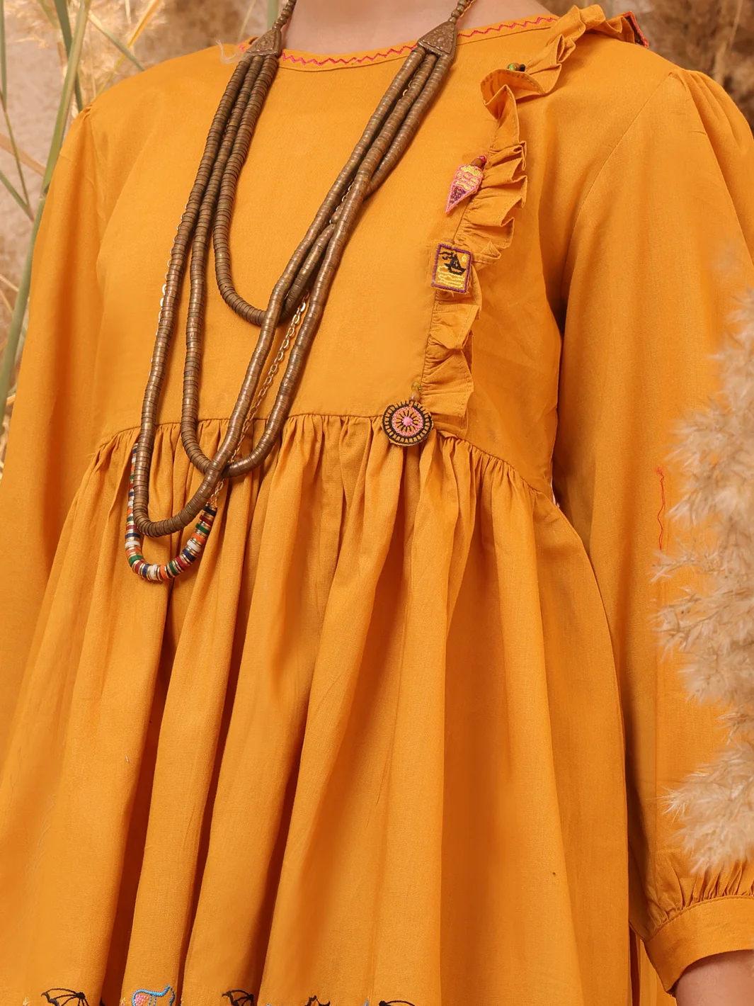 Yellow Dyed 2 Piece Stitched - ALT-2PS-LKS-1023 - Image 2
