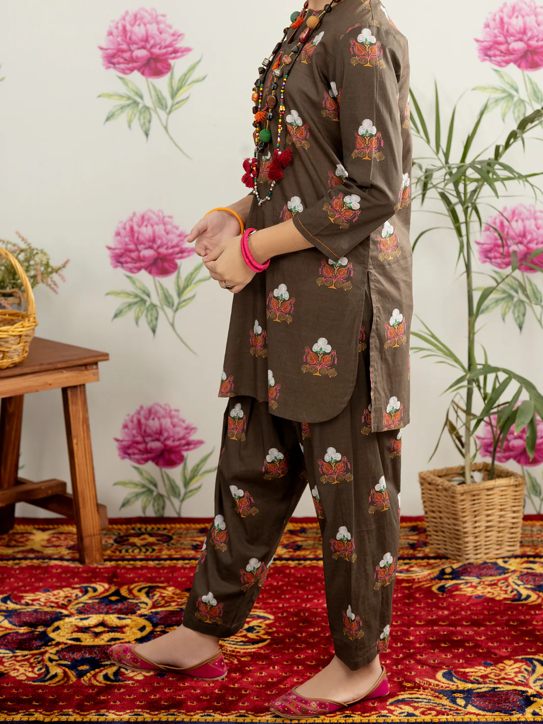 Mehndi Green Lawn 2 Piece Stitched - ALT-2PS-LKS-1106 - Image 4