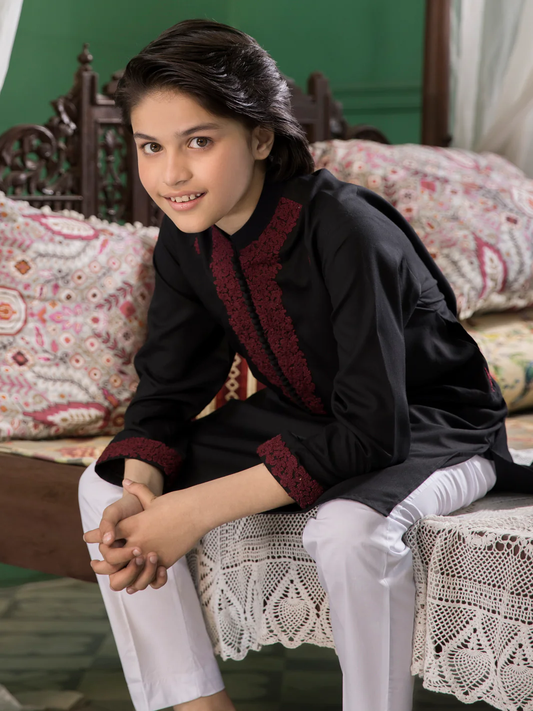 Black Boy Kurta - ALT-K-008 - Image 4