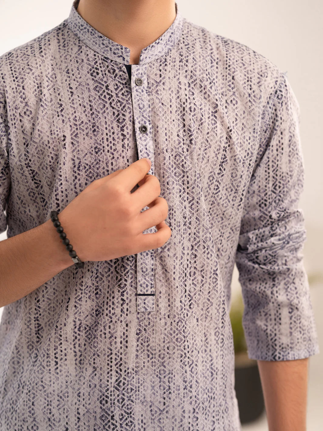 Purple Cotton Kurta - ALT-K-069 - Image 6