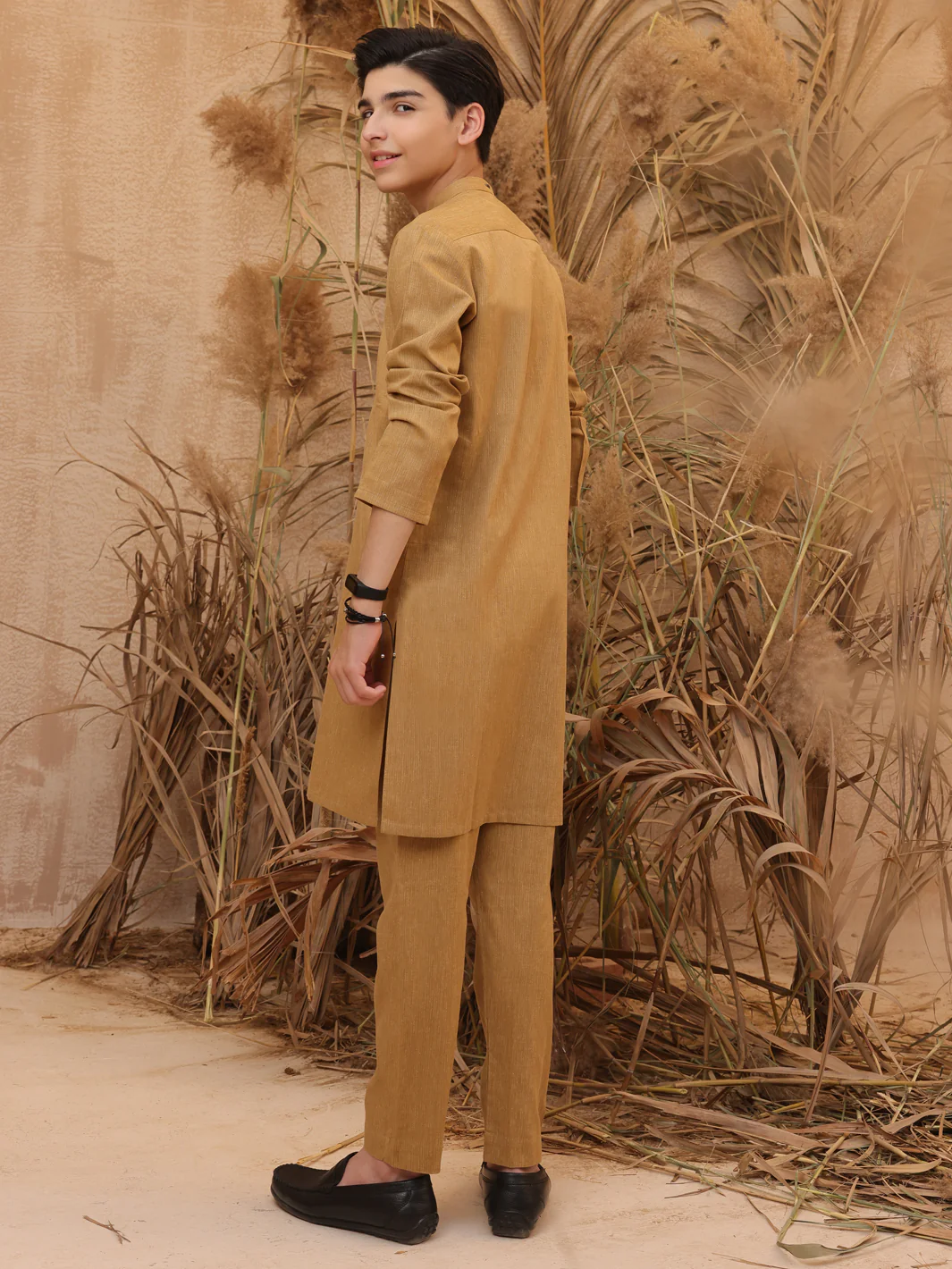 Mustard Blended Kurta Trouser - ALT-KT-025 - Image 2