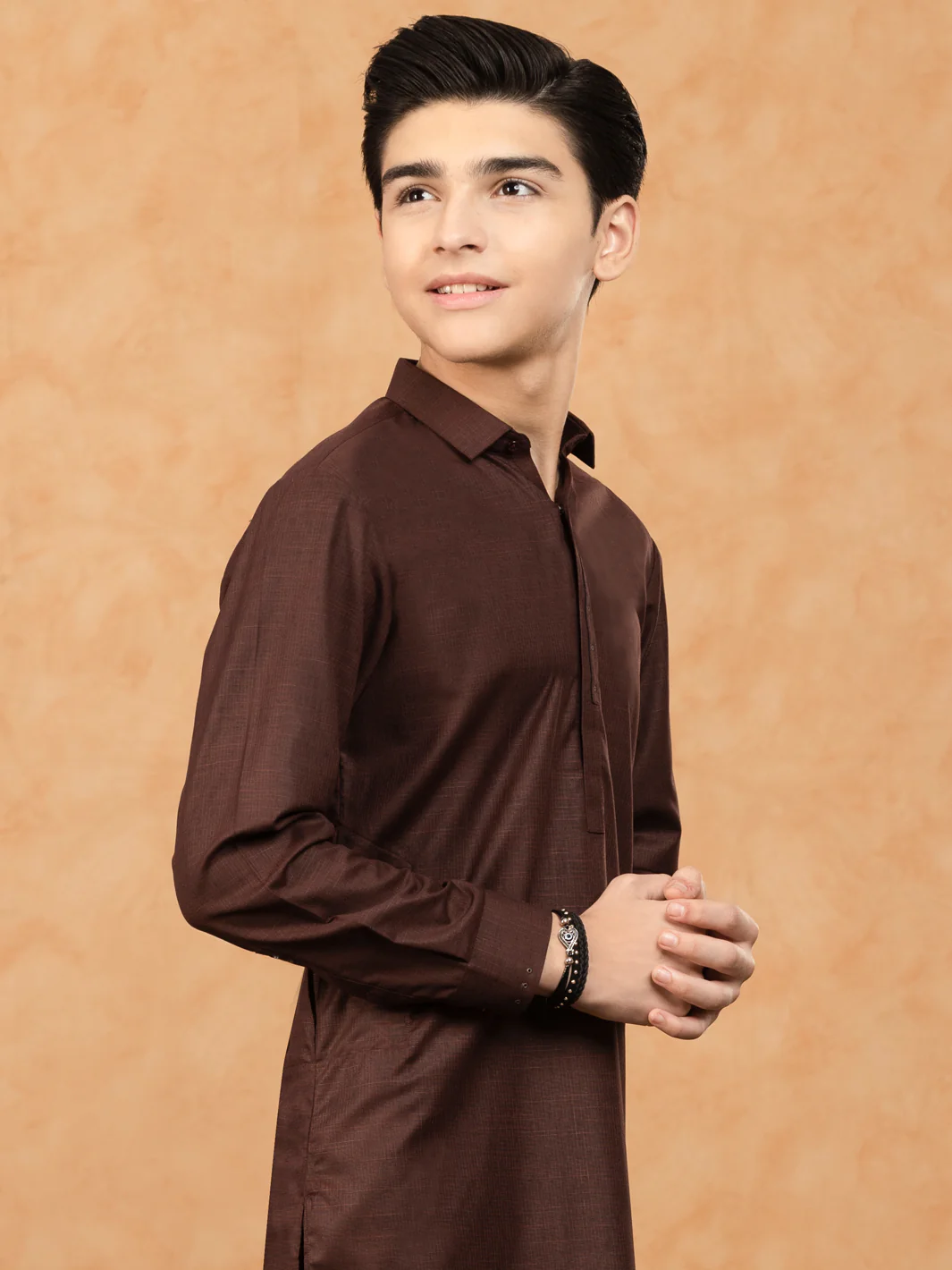 Maroon Blended Kurta Trouser - ALT-KT-045 - Image 2