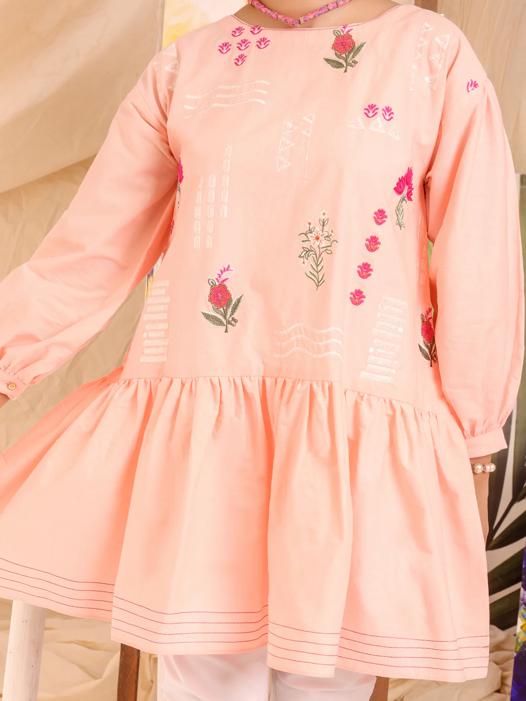 Pink Kurti - ALT-LK-1009 - Image 2