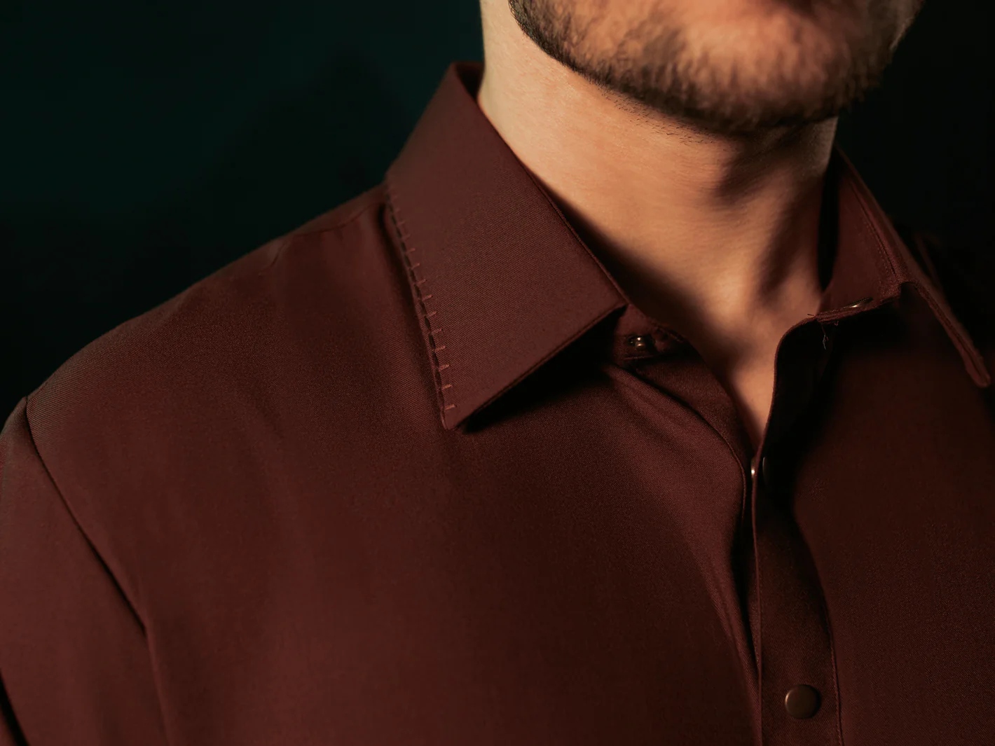 Maroon Blended Kameez Shalwar - ALWA-KS-411 - Image 3