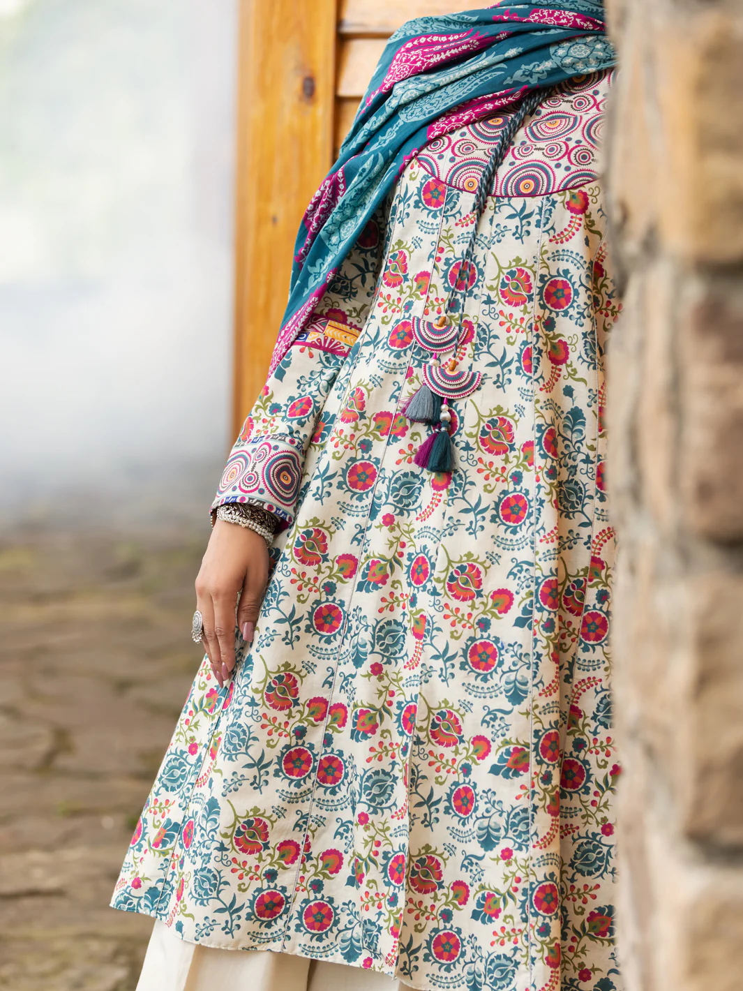 Multicolor Cambric 2 Piece Unstitched - AWP-2PS-586 - Image 4