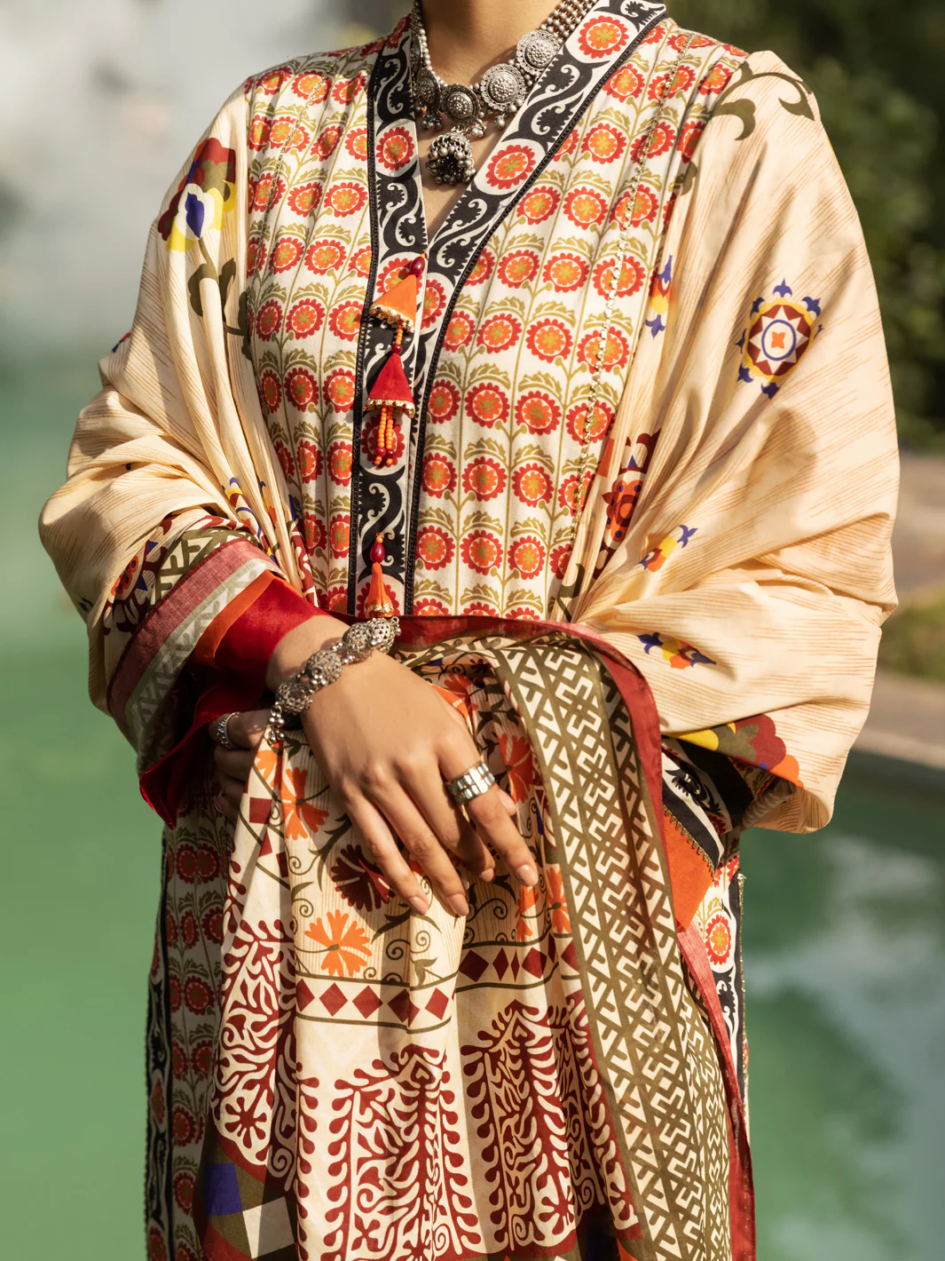 Multicolor Cambric 2 Piece Unstitched - AWP-2PS-592 - Image 5