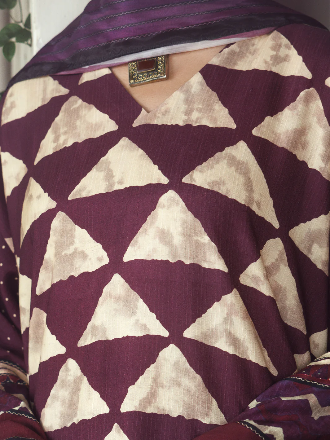 Plum Khaddar 2Pc Unstitched - AWP-2PS-LKD-839 - Image 4