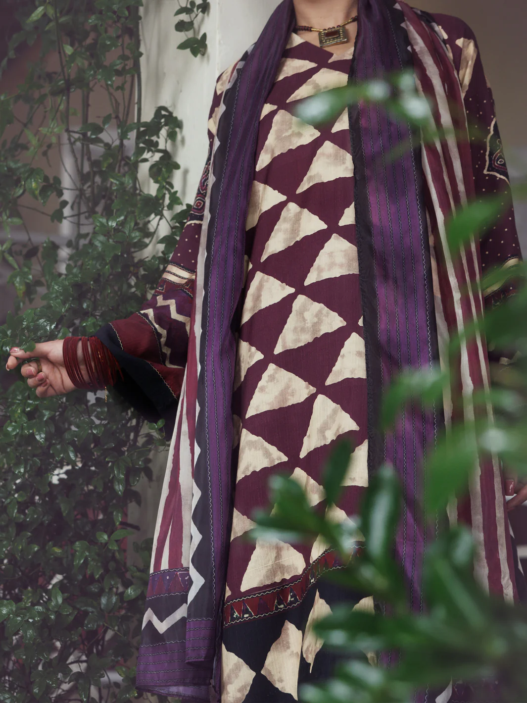 Plum Khaddar 2Pc Unstitched - AWP-2PS-LKD-839 - Image 5