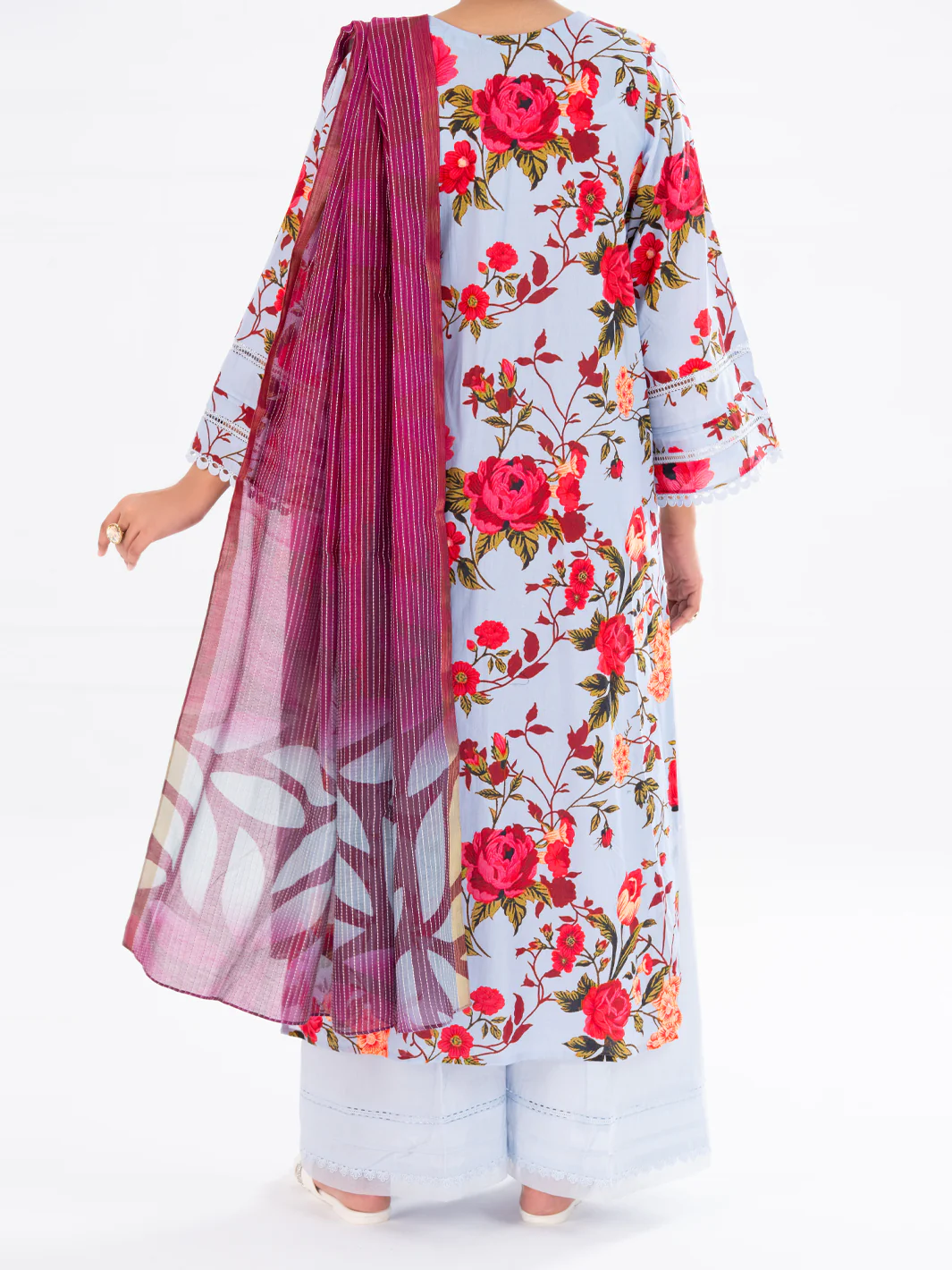 Multicolor Cambric 2Pc Unstitched - AWP-2PS-LKD-UN-905 - Image 5