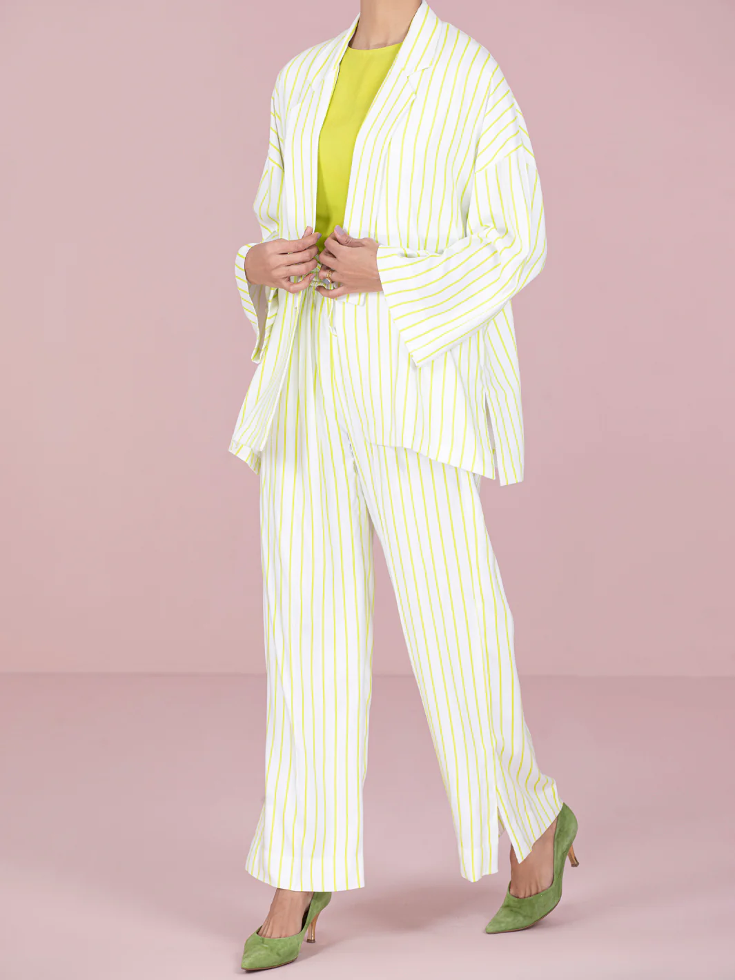 Lemon Viscose 2 Piece Stitched - AWP-2PS-LKS-466 - Image 2