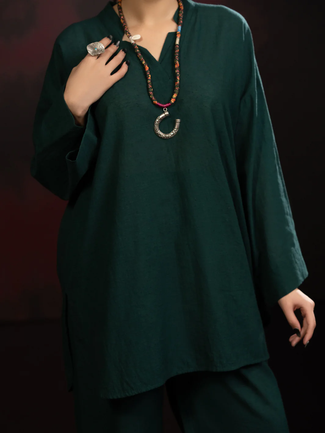 Green Karandi 2Pc Stitched - AWP-2PS-LKS-817 - Image 3