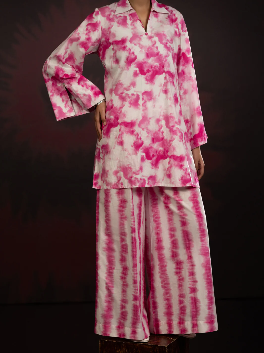 Pink Cambric 2Pc Stitched - AWP-2PS-LKS-820