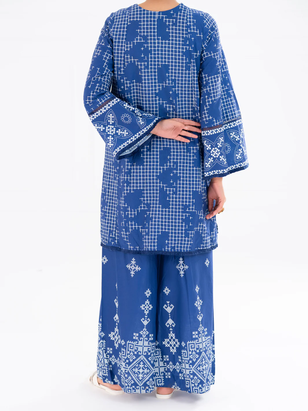 Blue Cambric 2Pc Stitched - AWP-2PS-LKS-898 - Image 5