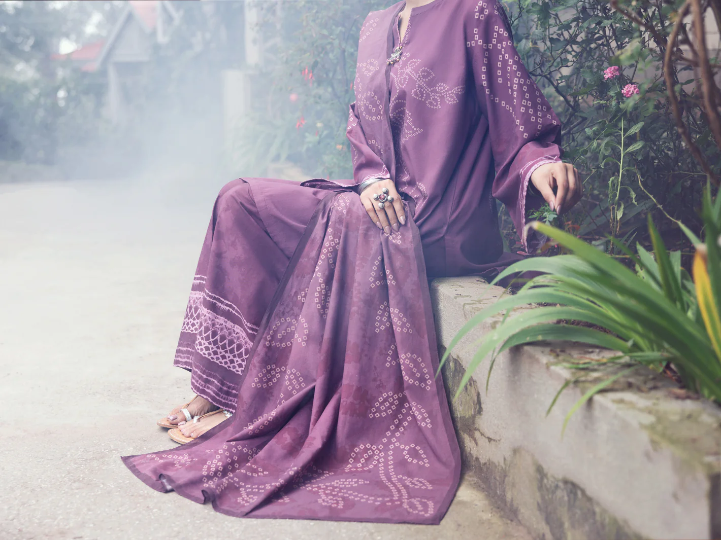 Purple Lawn 3Pc Stitched - AWP-3PS-666 - Image 3