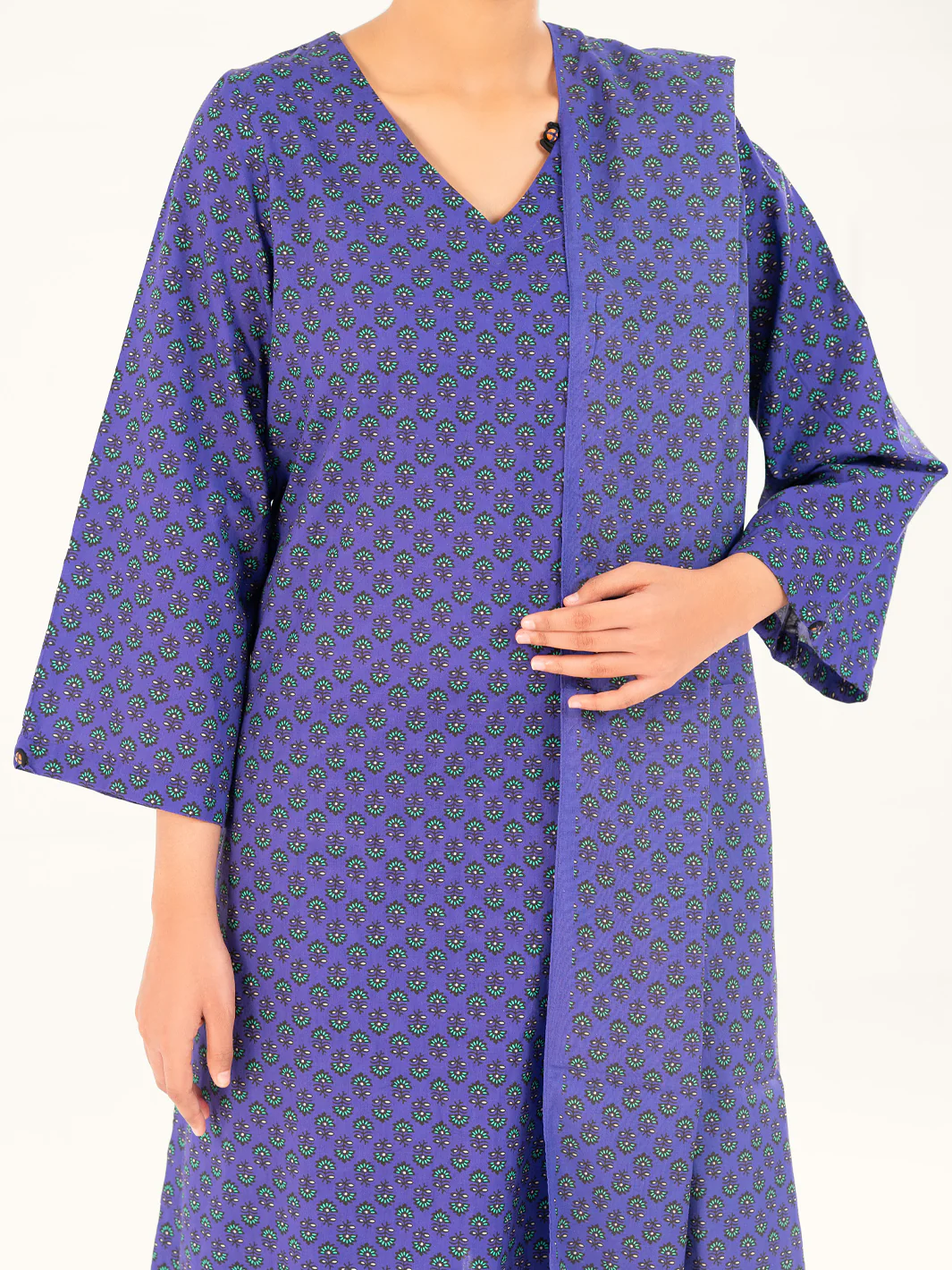 Purple Cambric 3Pc Stitched - AWP-3PS-856 - Image 4