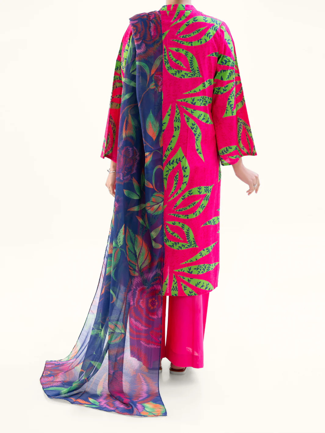 Pink Cambric 3Pc Unstitched - AWP-3PS-871 - Image 4